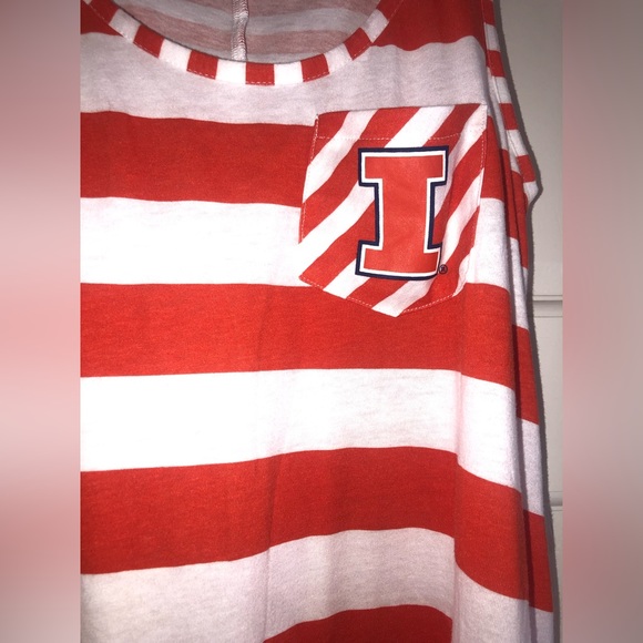 University of Illinois orange & white tank, Creative Apparel, M - Picture 2 of 12